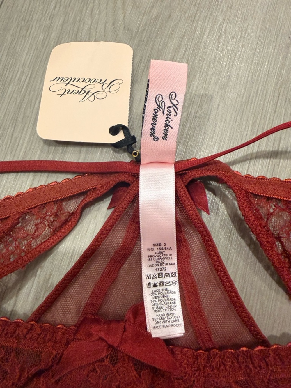 Agent Provocateur Marcia Brief in Rust. NWT. - Picture 5 of 5